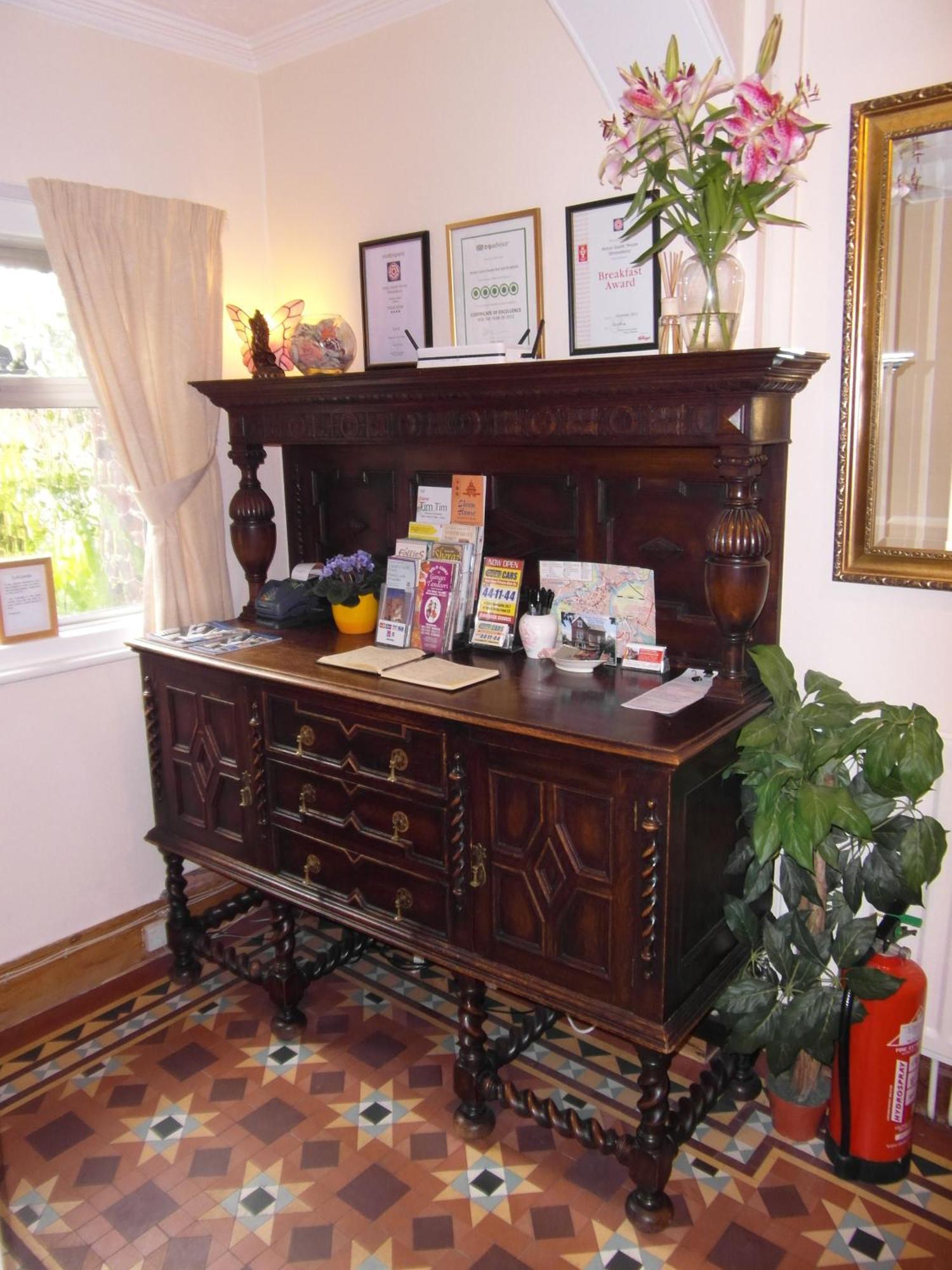 Anton Guest House Bed And Breakfast Shrewsbury Zewnętrze zdjęcie